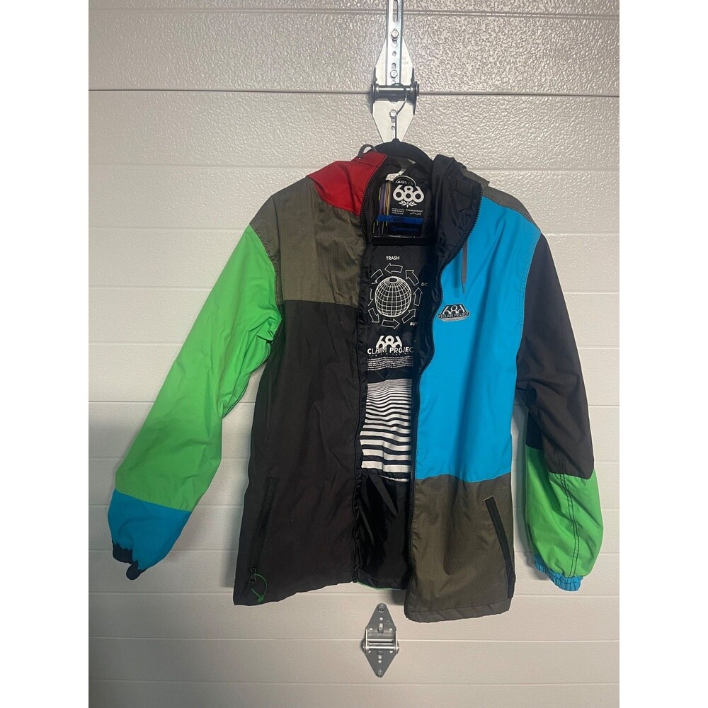 Vintage 686 Trash Claim Project Men's Snow Jacket Size Medium